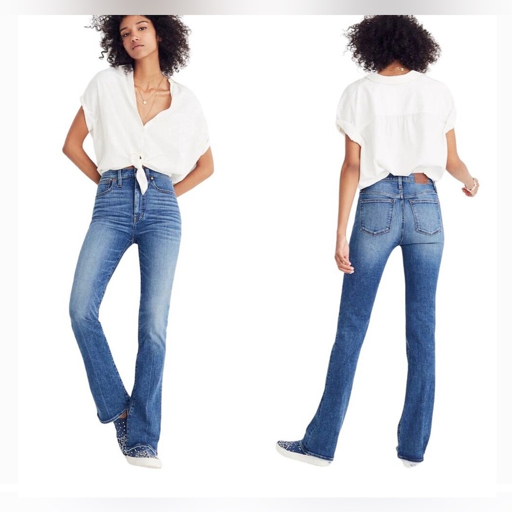 High Rise Madewell Skinny Flare Jeans